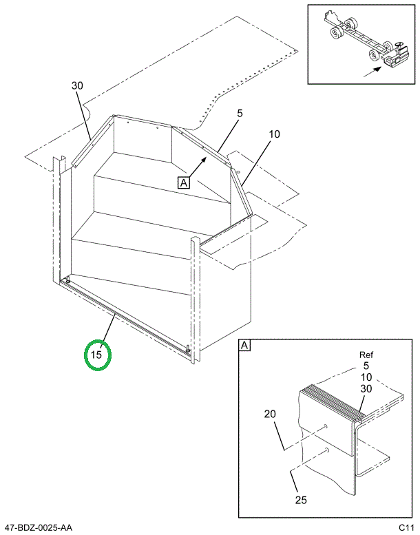 2209853C2 Stepwell Assembly, Outward Ope