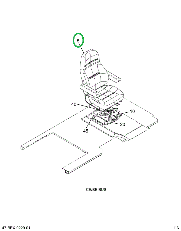 2210415C92 Seat Natnl Static 42oz Burg Vn