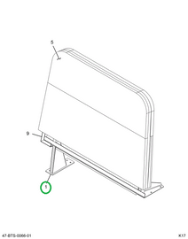 2210544C6 BARRIER,FRAME, ASM CRASH BARRI