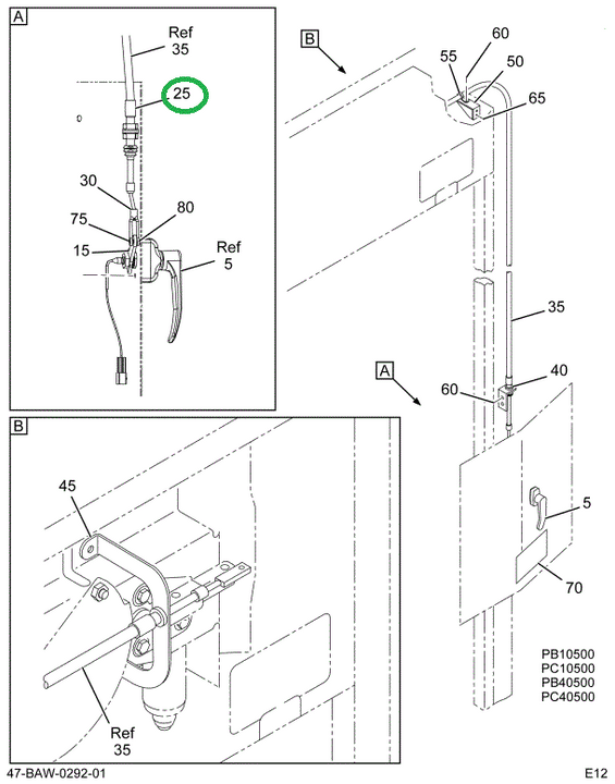 2210925C1 CABLE PUSH-PULL 30 SERIES 72