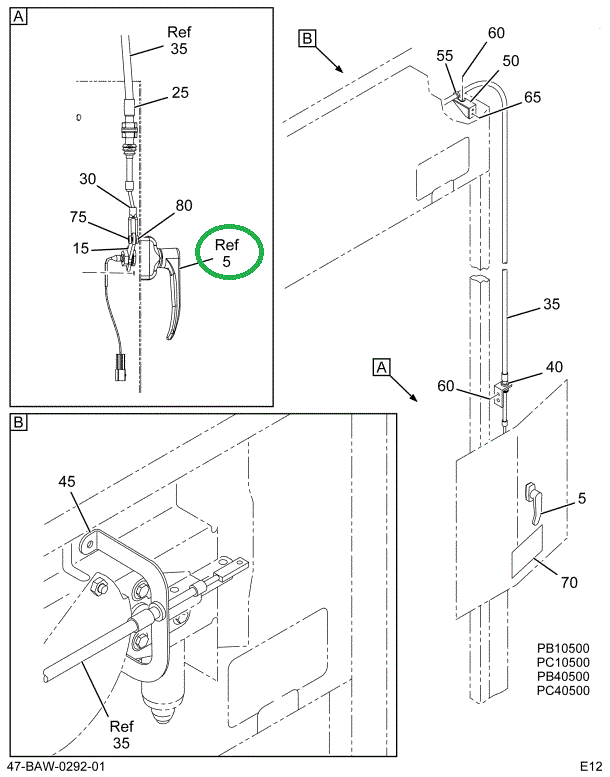 2210928C1 HANDLE NON-LOCKING L-TYPE BL
