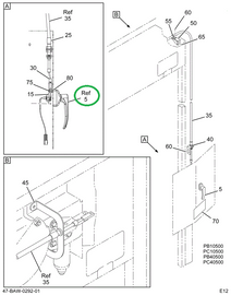 2210928C1 HANDLE NON-LOCKING L-TYPE BL