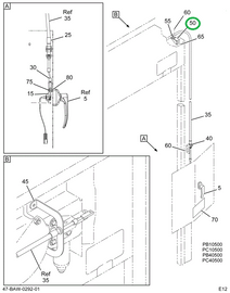 2210931C2 DOOR  ELEC  RELEASE BRKT CABLE