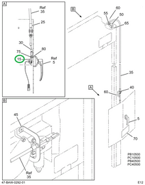2210932C1 LEVER CABLE EXTERIOR DOOR RE