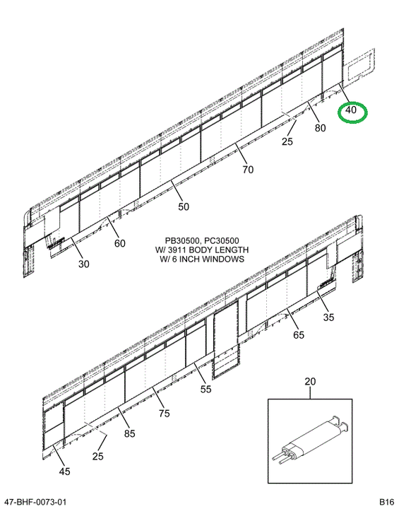 2210959C1 Panel, Inner Side Oval Window