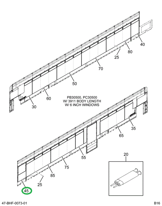 2210962C1 Panel, Inner Side Oval Window