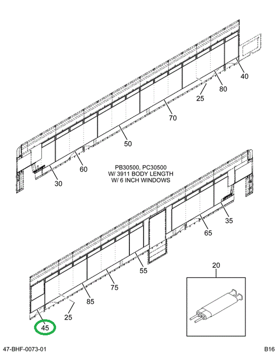 2210964C1 Panel, Inner Side Oval Window