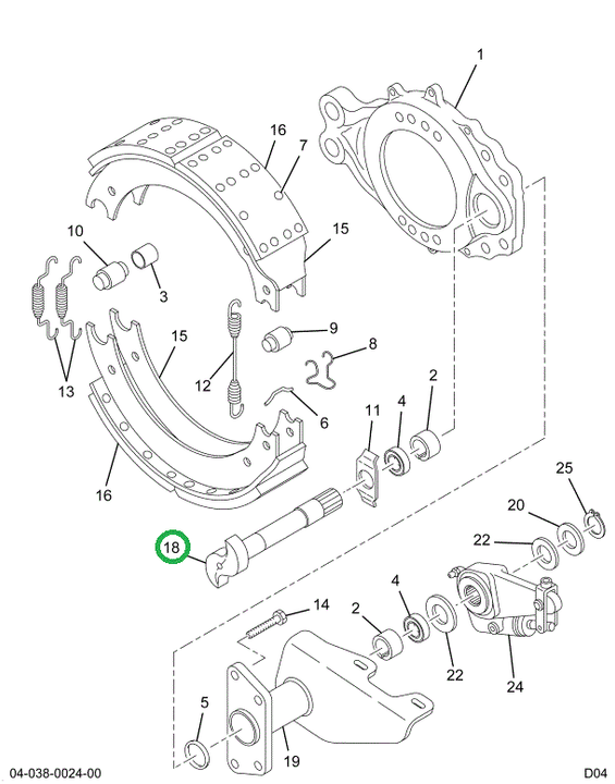 2210A7671 CAMSHAFT/LH