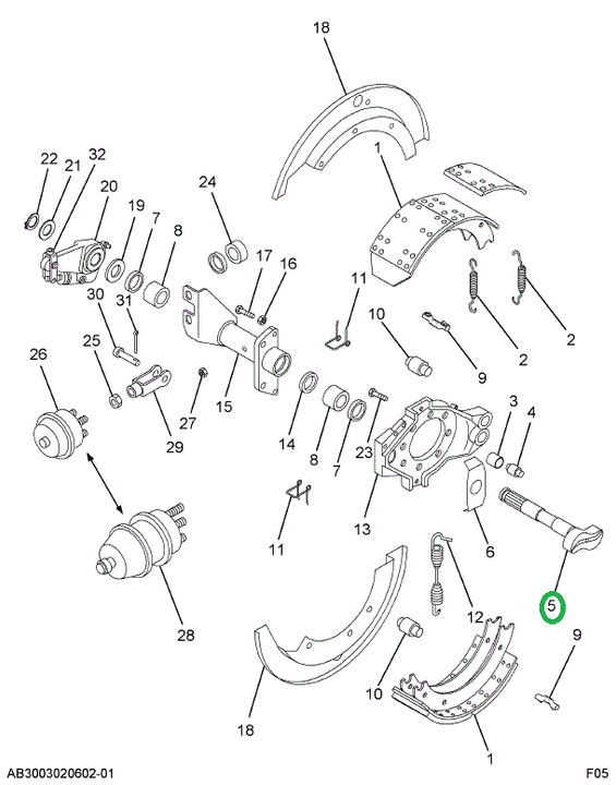 2210Y7591 Camshaft Brake