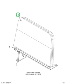 2211009C2 FOAM, BUS BODY , CRASH BARRIER