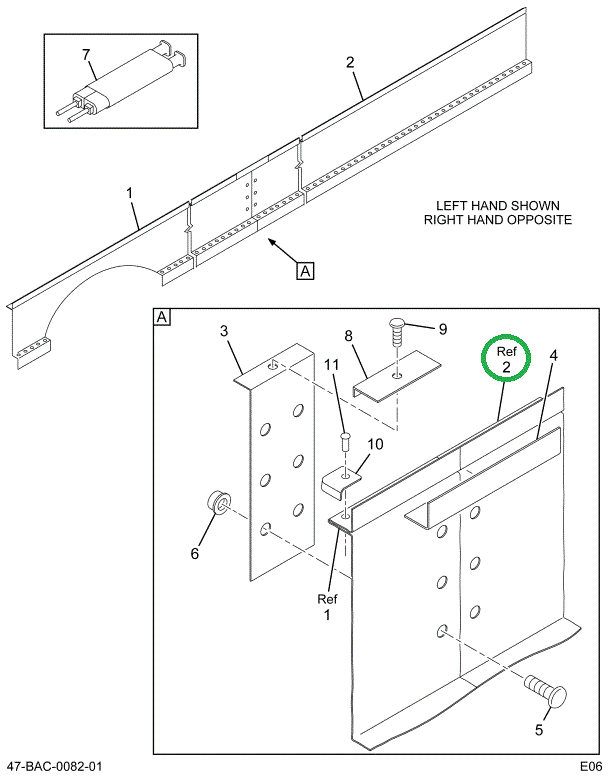 2211351C1 Seat, Rail Center Right Hand 1