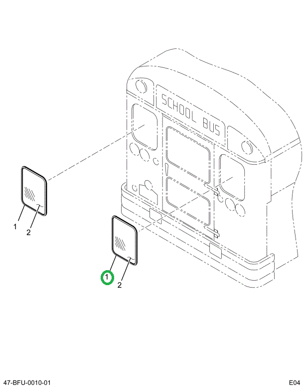 2211441C1 Seal, Rear Corner Panel Storm