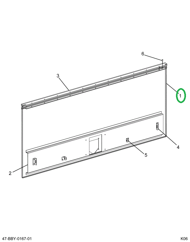 2211597C2 DOOR  LUG BOX  36X22