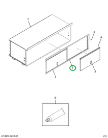 2211631C3 FRAME, LUG BOX , ASSY WITHOUT