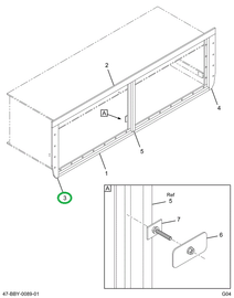 2211659C2 Trim, Luggage Box, End, Bus