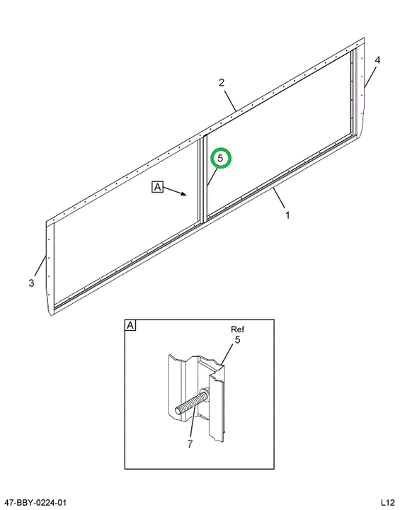 2211664C2 BRACE, BUS BODY, FRAME LUGGAGE