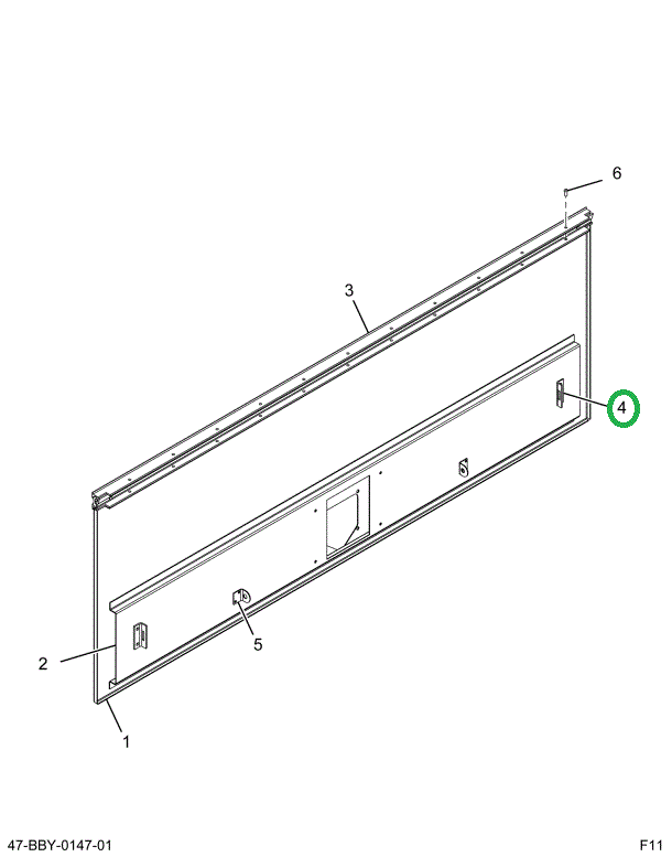 2211899C1 BRACKET   STRIKER LUGGAGE BOX