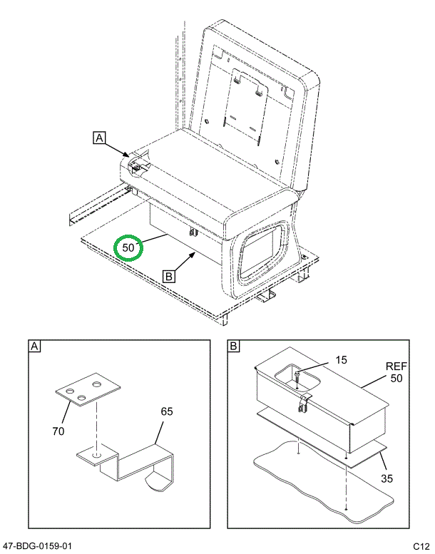 2212077C3 Box Assembly Mounting R 30 Inc