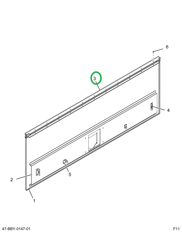 2212080C92 Hinge, Storage Door, Rubber 91