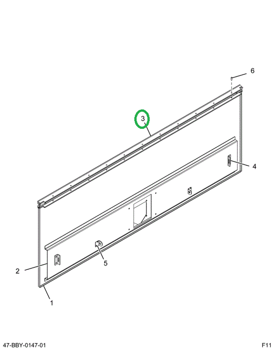 2212085C92 Hinge, Storage Door, Rubber 36
