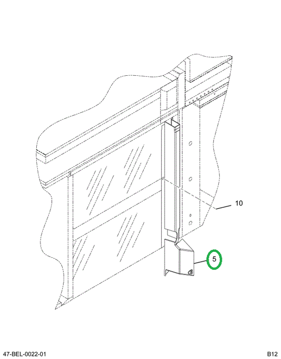 2212133C2 Cover Loom Left Hand Ny Entran