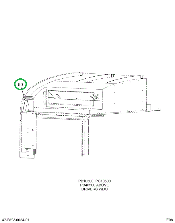 2212163C1 COVER DRVR STOR COMPT LOOM B