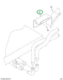 2212175C1 Cover, Heater Hose, S