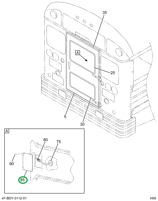 2212245C2 Plate Access Rear Door Driver