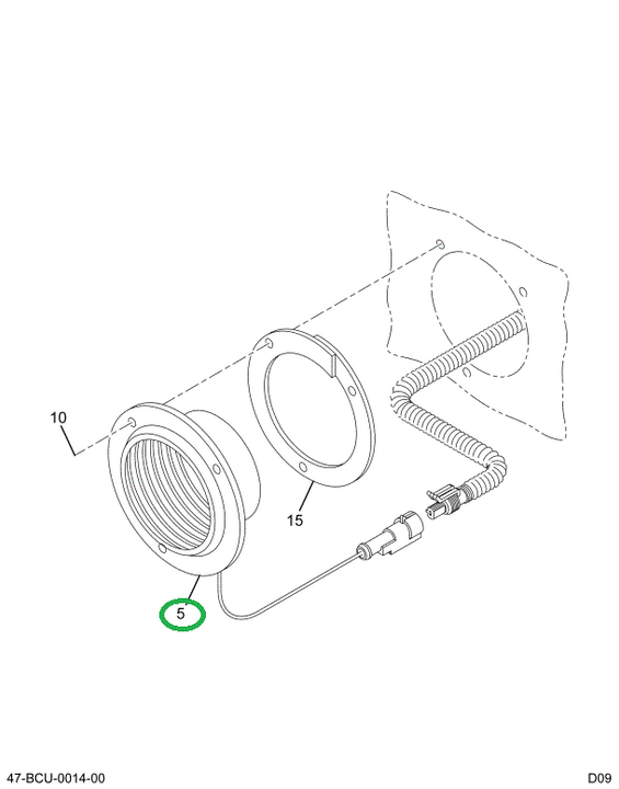 2212276C1 Lamp, Backup, Led, 4 In.