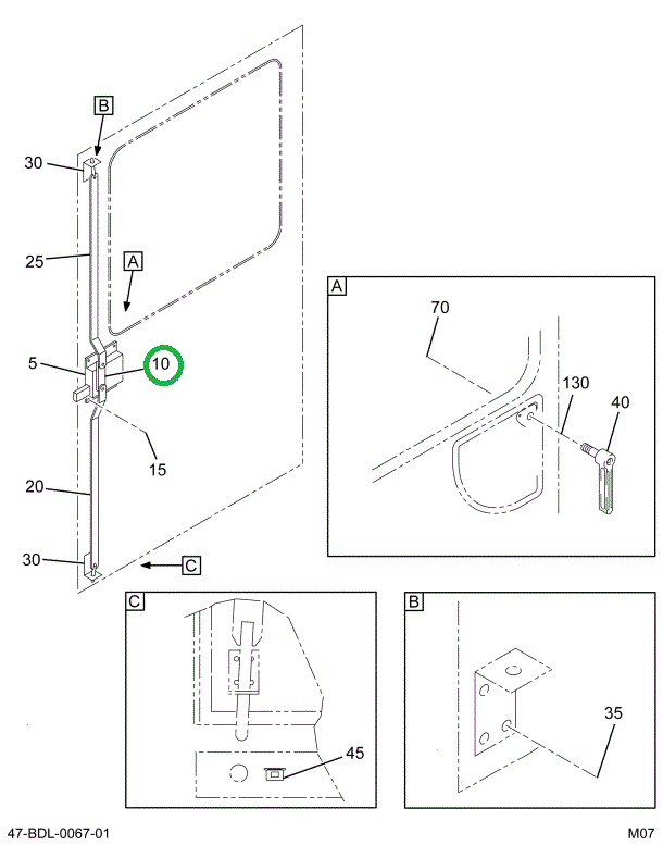 2212313C1 DRIVER BARLOCK  THREE POINT LO