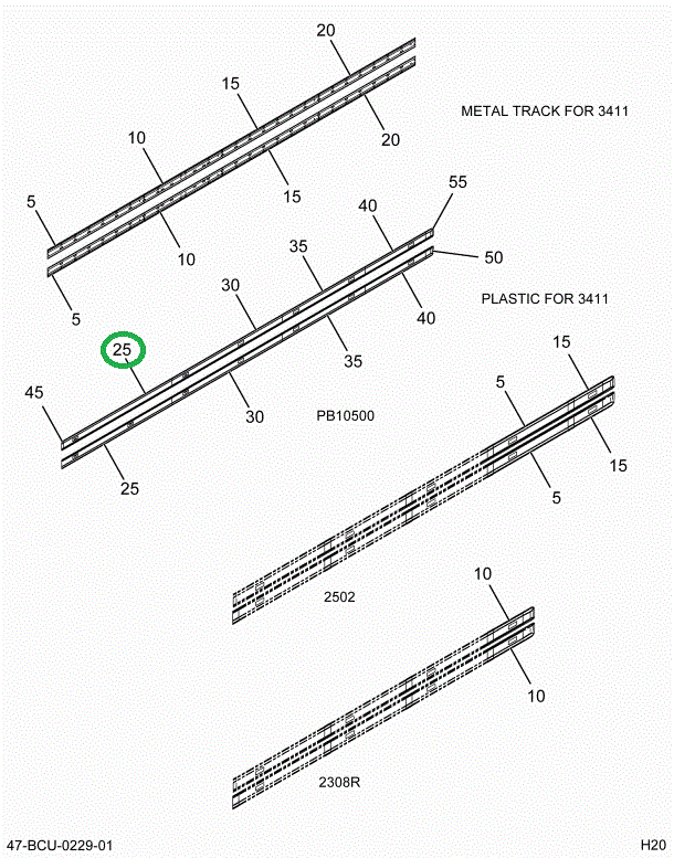 2212340C1 BAR LIGHT 4 BOW TRACK FLORIDA