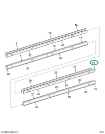 2212522C1 End, Cover Light Bar Right Han