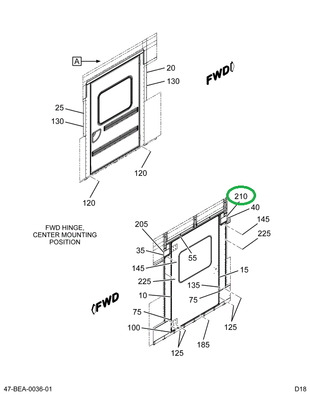 2212528C1 Cover, End, Light Bar, Notched