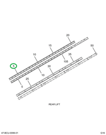 2212541C3 Support, Light Bar 3 Bow Plus