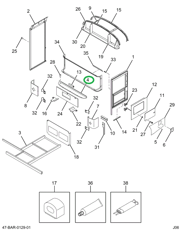 2212567C3 Fr Assembly, Cowl