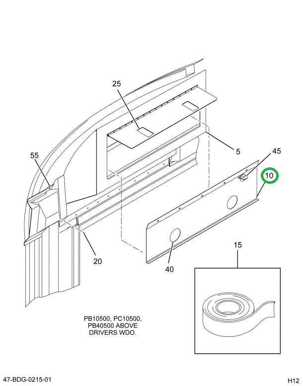 2212575C93 Panel Assembly Wire Harness Ov