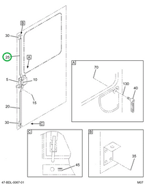 2212616C1 BAR LOCK 3 PT LIFT DOOR UPPE