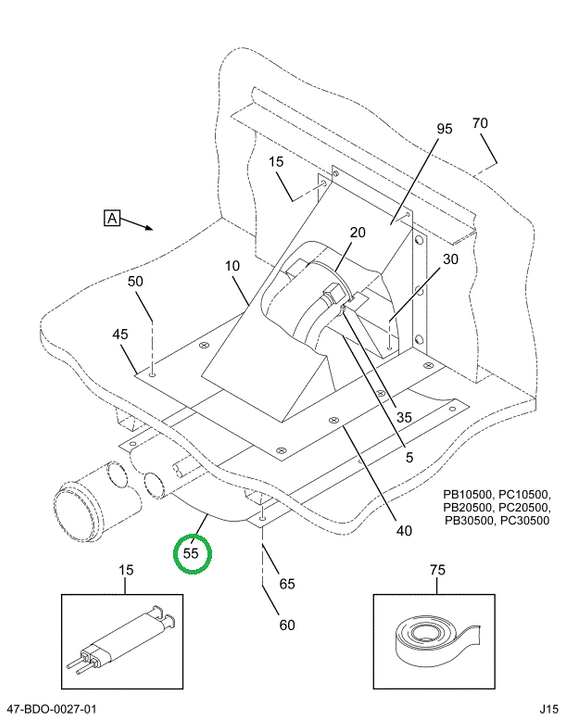 2212628C1 Cover, Fuel Tank Fill Neck