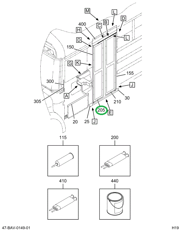 2212653C92 Door, Entrance, Bus, Forward A