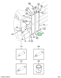 2212654C91 Door Assembly, Outward Aft Ent