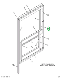 2212739C1 Cowl, Driver Window Aft