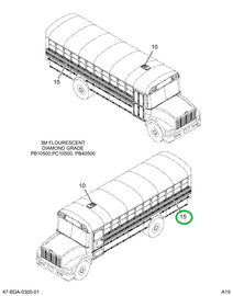 2212813C1 STRIPING  REFLECTIVE  3M FLOUR