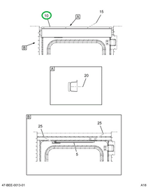 2212919C2 Cover, Side Emergency Door