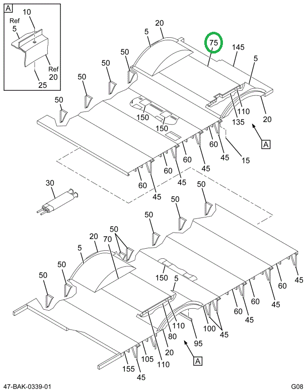 2213982C1 Panel, Floor Section Front Whe