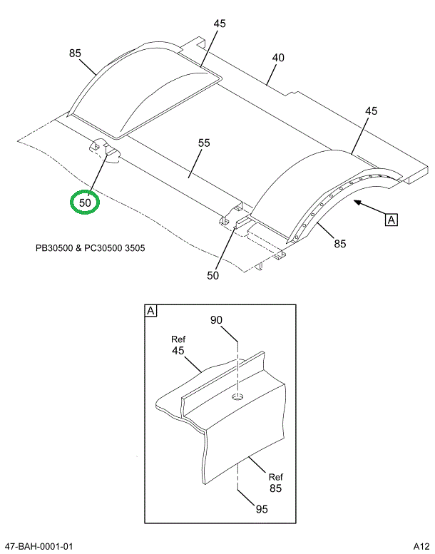 2214665C2 Bar, Z Floor Front W/shock Abs