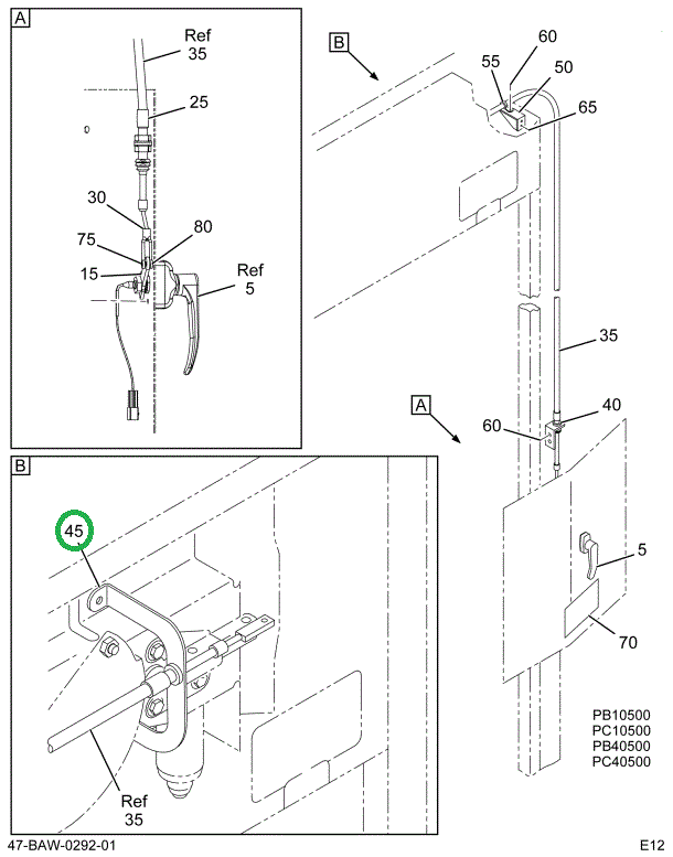 2214675C2 SUPPORT  UPPER CABLE END ELECT