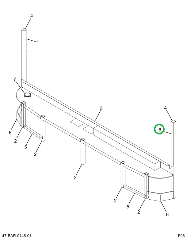 2214827C1 Tube Cowl 60.95 1.5 X 2