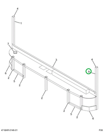 2214827C1 Tube Cowl 60.95 1.5 X 2