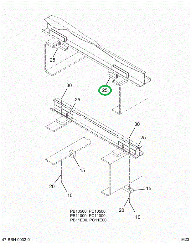 2214976C2 Channel, Tie Down, Bus, Reinfo