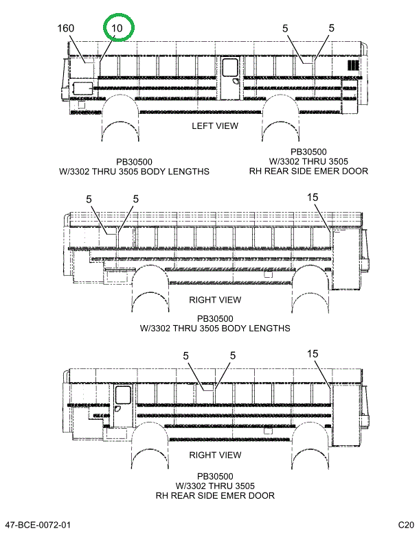2215092C3 Panel Driver Window Post Cap